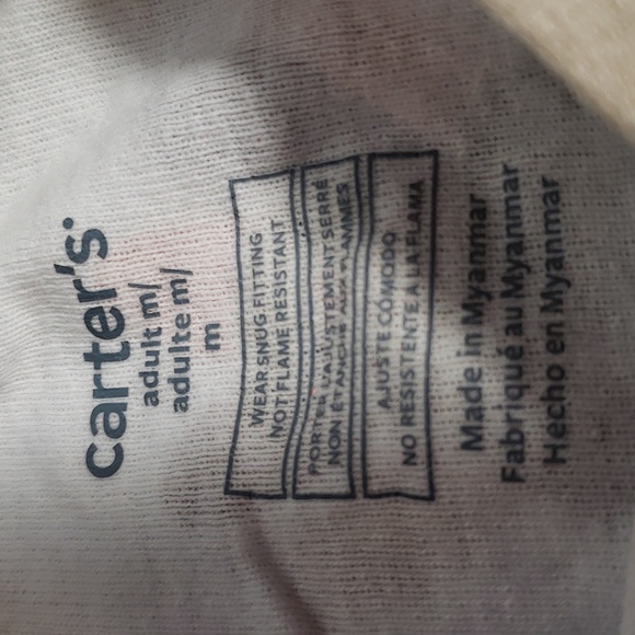 🦃CARTERS ADULT HOLIDAY (THANKSGIVING) PAJAMAS MEDIUM 🦃 - Picture 3 of 5